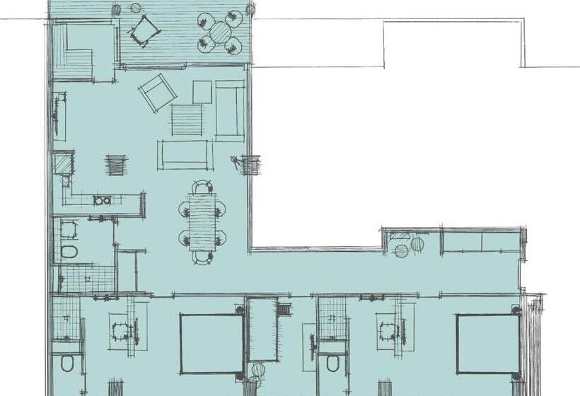 Апартаменты 3 Спальни, Project Bay Workation Prora