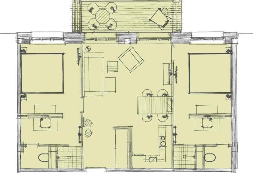 Апартаменты 2 Спальни, Project Bay Workation Prora