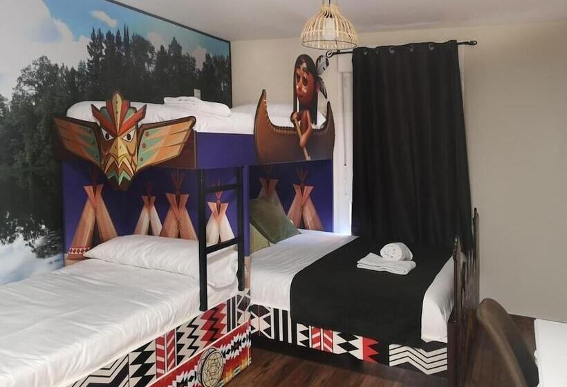 اتاق استاندارد چهار تخته, El Indio Chocolatería Boutique Hostel