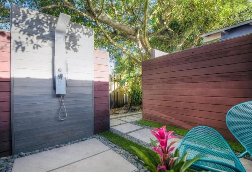 اتاق استاندارد با تخت بزرگ, Sexy Vibe1/private Room/ Outdoor Shower/heat Pool/