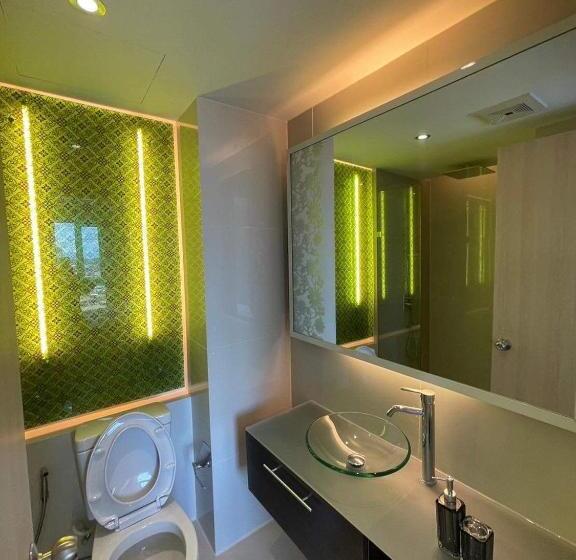 침실 1개 풀장 전망 아파트, Grande Cariibbean Pattaya By Thita