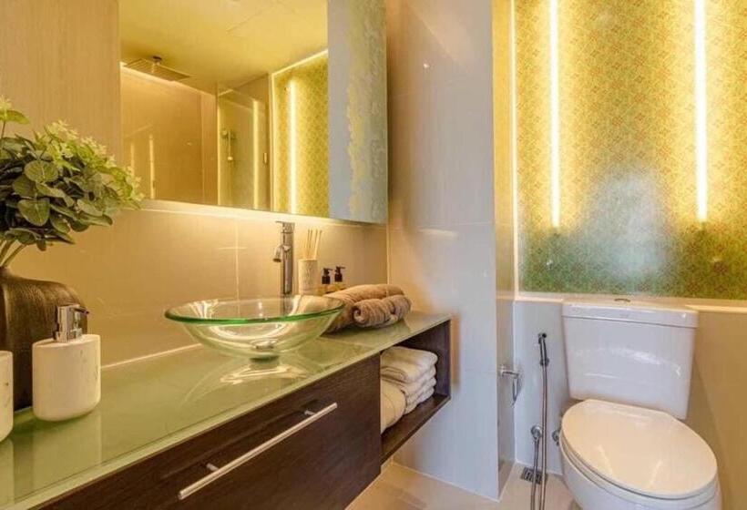 침실 1개 풀장 전망 아파트, Grande Cariibbean Pattaya By Thita