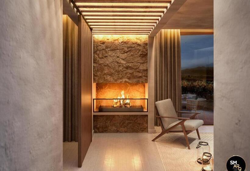 キングサイズベッドのスタンダードルーム, Banyan Tree Veya, Valle De Guadalupe