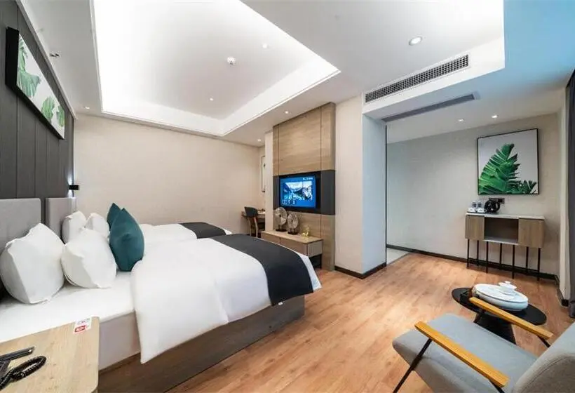 Premium-huone, Thank Inn Plus Chaozhou Caitang Lotus