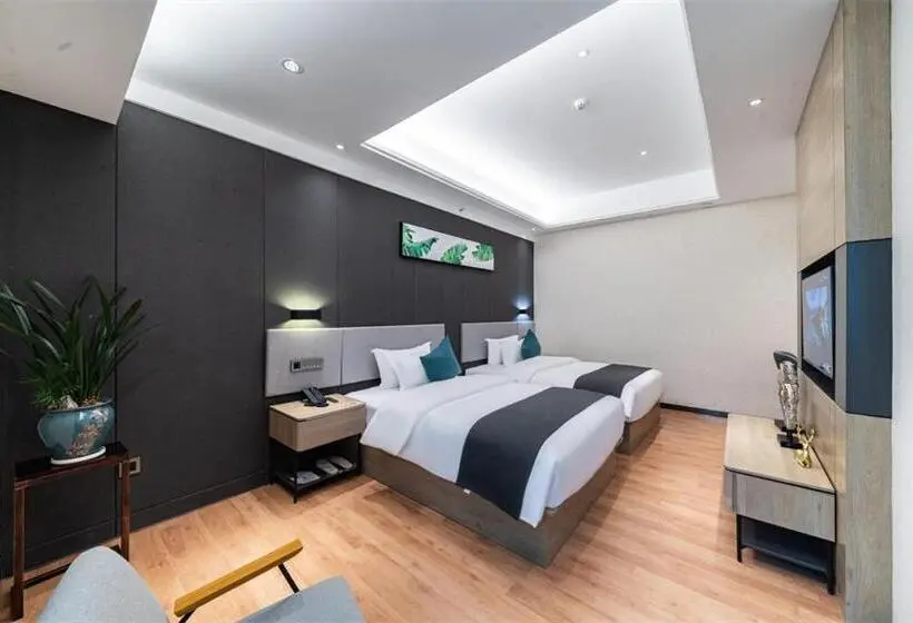 Premium-huone, Thank Inn Plus Chaozhou Caitang Lotus