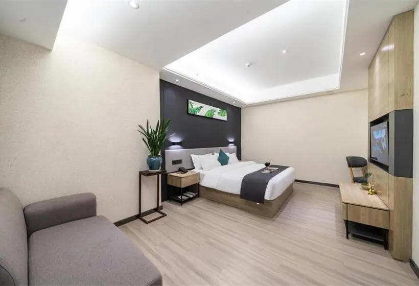 Superior-huone, Thank Inn Plus Chaozhou Caitang Lotus