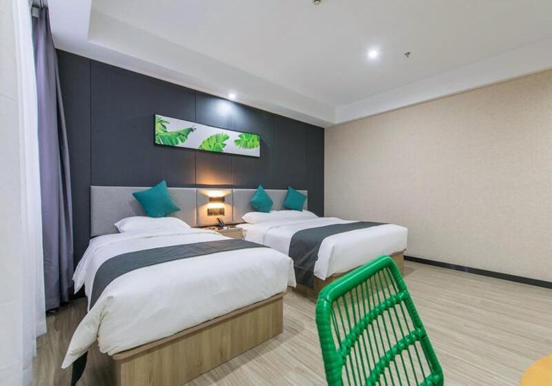 חדר משפתחתי סופריור, Thank Inn Plus Jiaozuo Jiefang District Heping Street