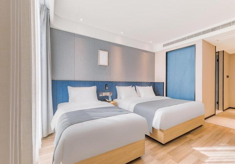 Семейный Номер Deluxe, Lanou Hotel Qingdao West Station Haixi Road