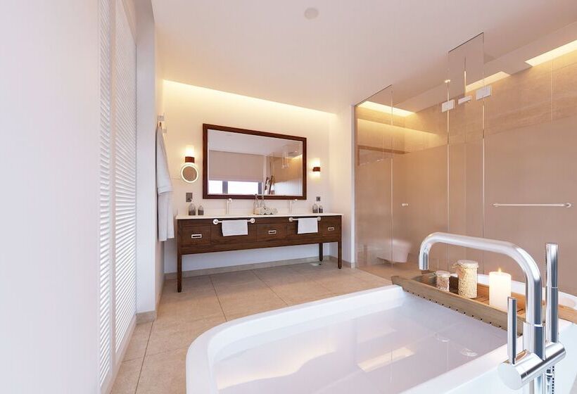 可观景的套房, Six Senses La Sagesse