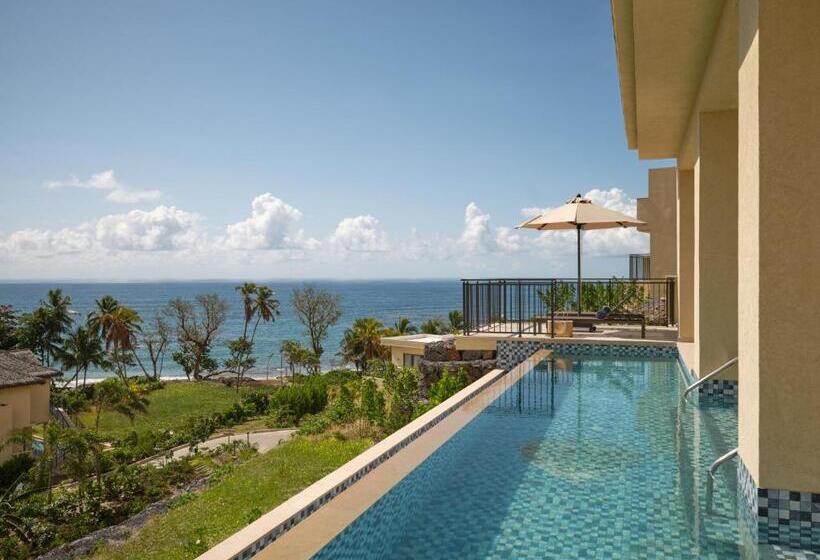 ویلای 2 خوابه با چشمانداز دریا, Six Senses La Sagesse