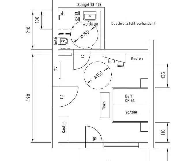 身障者適用スタンダードルーム, Adelwöhrer   Am Hof