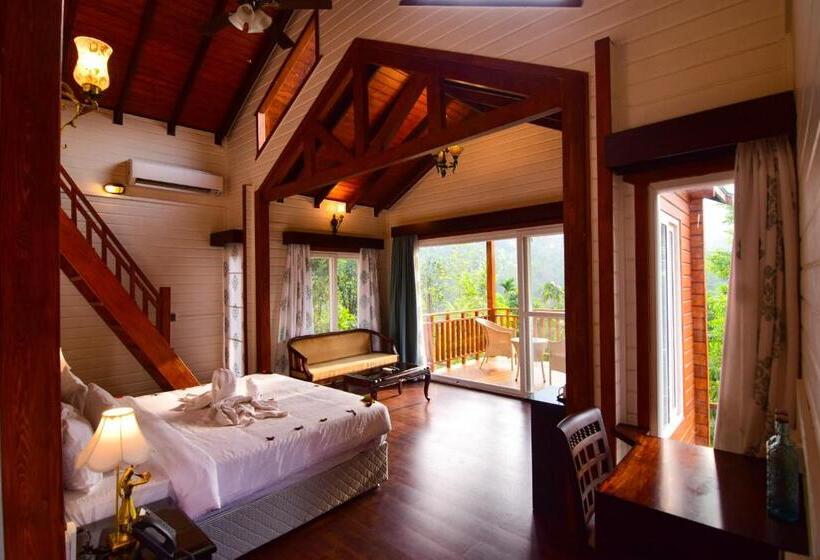 带阳台套房, River Mist Resort