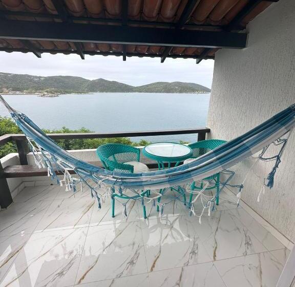 Deluxe 3-Bettzimmer mit Meerblick, Pousada Vista Grega