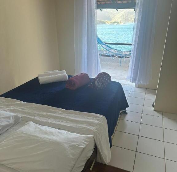 Deluxe 3-Bettzimmer mit Meerblick, Pousada Vista Grega