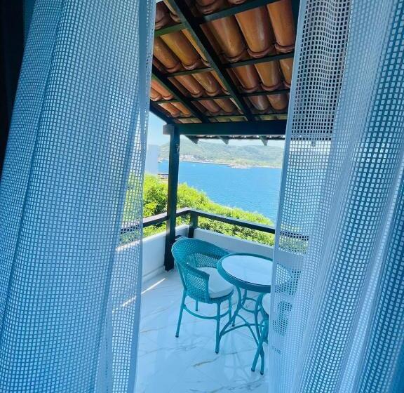 Deluxe 3-Bettzimmer mit Meerblick, Pousada Vista Grega