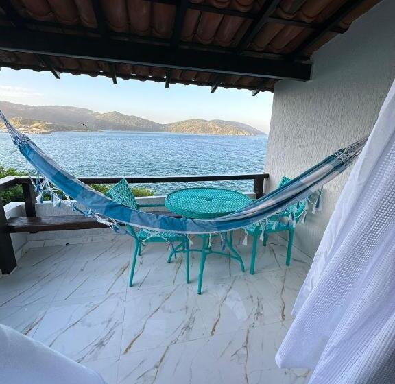 Deluxe 3-Bettzimmer mit Meerblick, Pousada Vista Grega