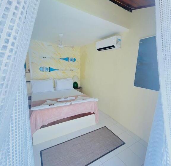 Deluxe 3-Bettzimmer mit Meerblick, Pousada Vista Grega