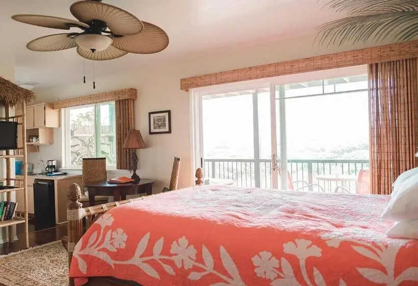 バルコニー付きデラックスルーム, Marjorie S Kauai Inn