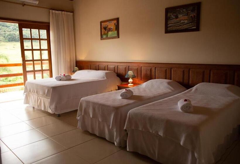 غرفة قياسية مطلّة علي حمام السباحة, Fazenda Da Chácara