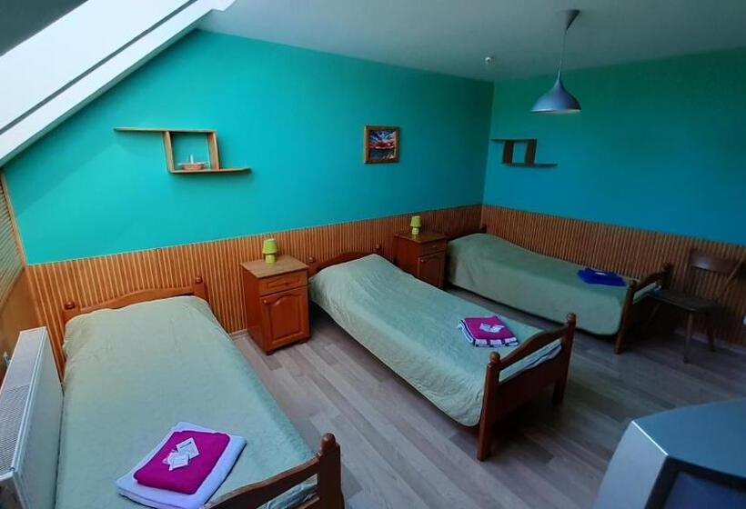 스탠다드 트리픔 룸 공동욕실, Guest House Uzhgorod