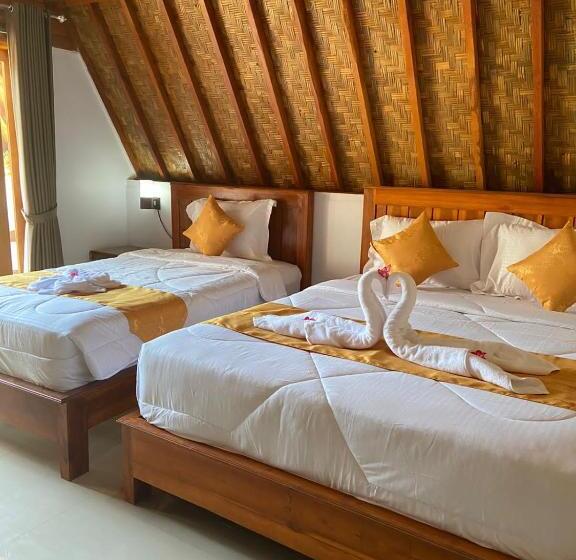 חדר דלוקס לשלושה, Wani Bali Bungalow