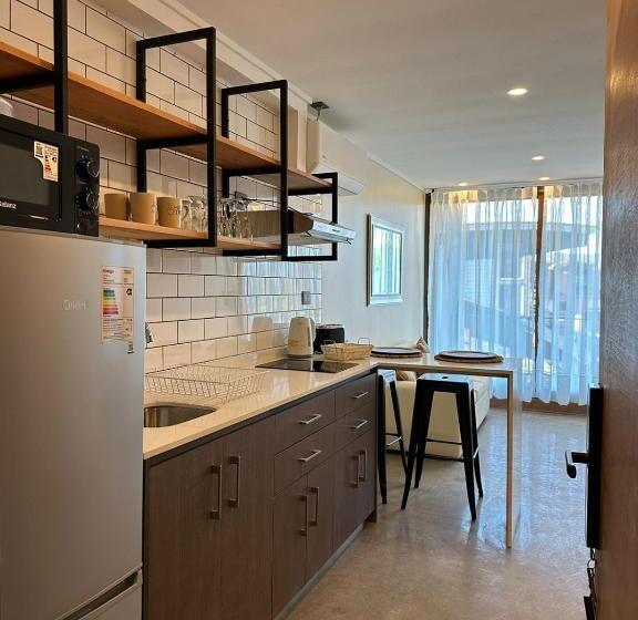 침실 1개 아파트, Apart Hotel Sol Y Lago