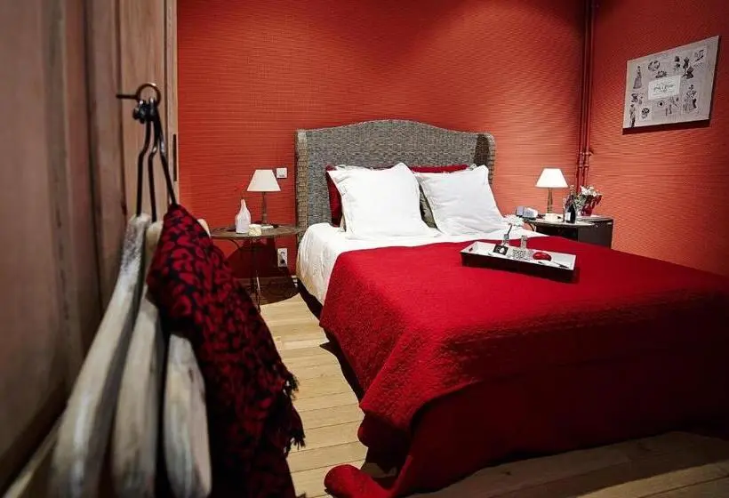 اتاق استاندارد با چشمانداز باغ, B&b Au Clair Obscur
