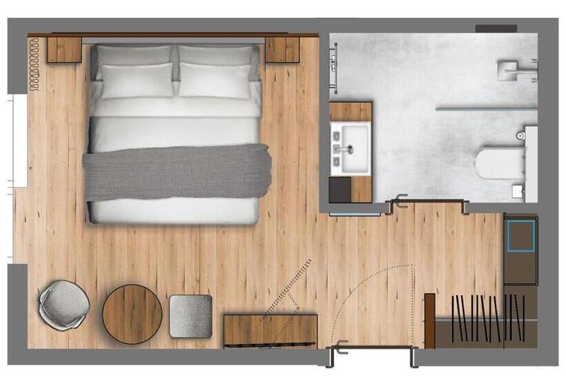 Номер Deluxe с Балконом, Garni Binta