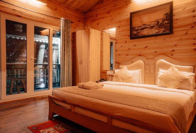 Standardzimmer mit Poolblick, Obrigado Cottages