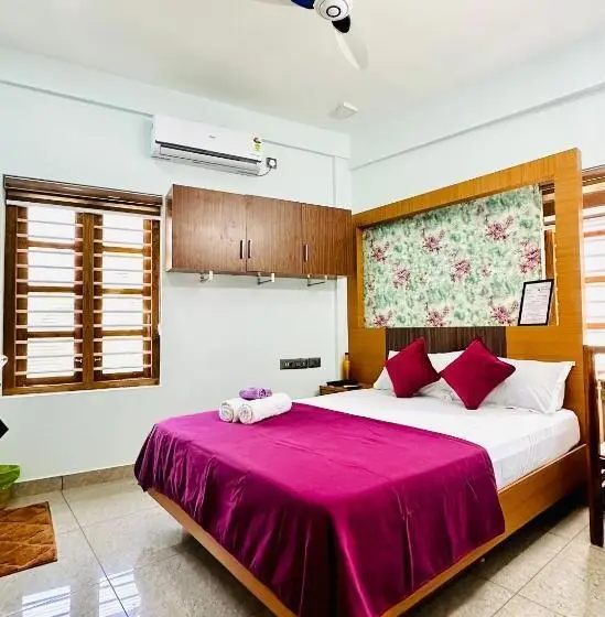 Economy-huone, Rams Guest House Meadows Near Lulu Mall & Kims Hospital