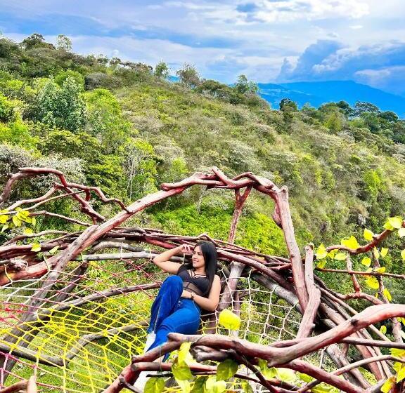 标准间带山景, Finca Ecoturistica Xtremly