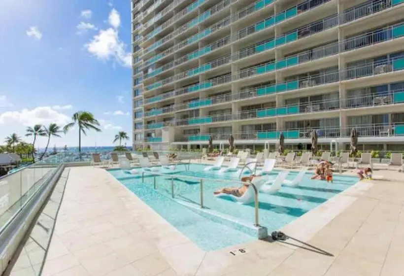 バルコニー付き１ベッドルームアパートメント, Ilikai S Best Beach Front Executive Suite