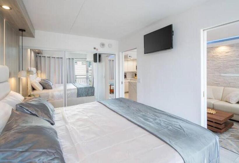 バルコニー付き1ベッドルームアパートメント, Ilikai S Best Beach Front Executive Suite