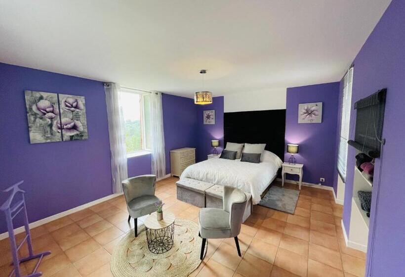 חדר סטנדרט נוף להרים, Chambre D Hôte Lavande   Le Soleil Des Cévennes