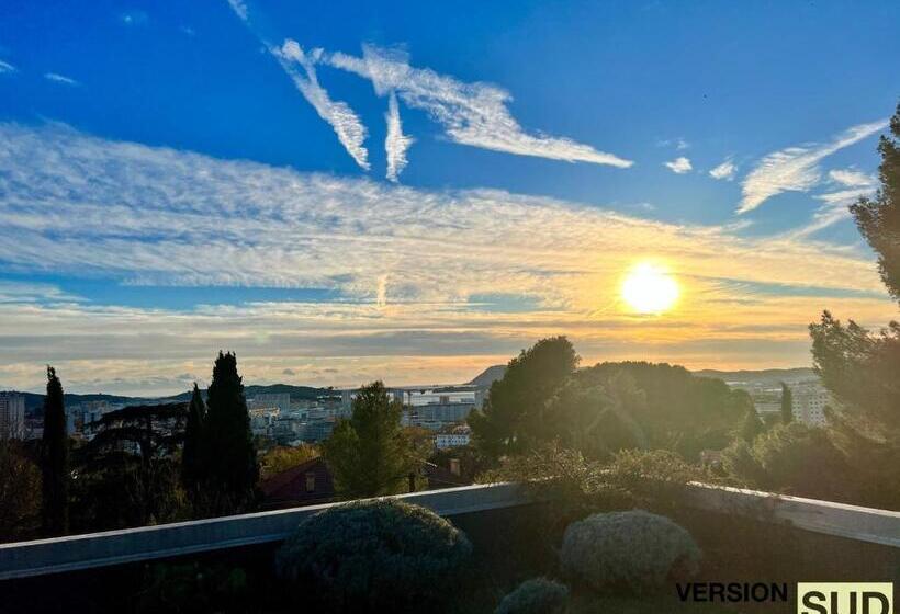 בית, חדר שינה 1, Version Sud Prestigieuse Villa Au Mont Faron