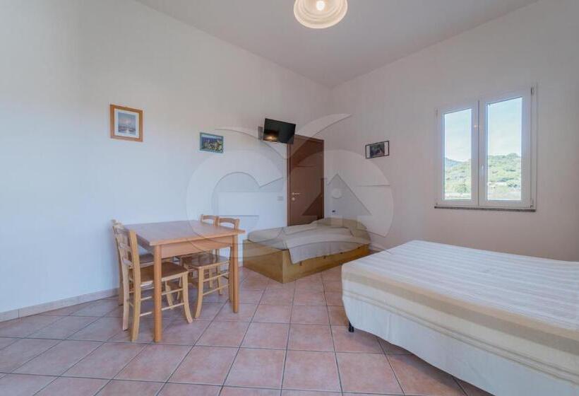 带露台的标准工作室, Residence Gli Olmi Goelba