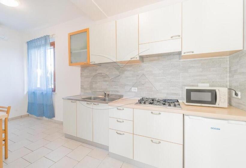 带1个卧室的公寓, Residence Gli Olmi Goelba