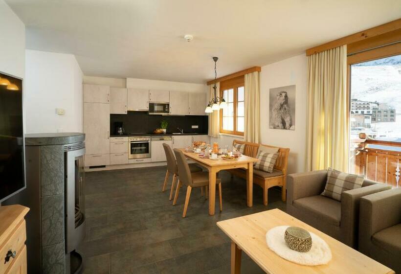 آپارتمان 1 خوابه, Alpinlodges Kühtai