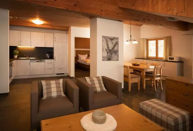 １ベッドルームアパートメント, Alpinlodges Kühtai
