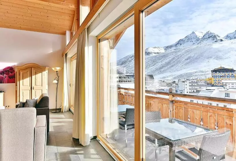 １ベッドルームアパートメント, Alpinlodges Kühtai