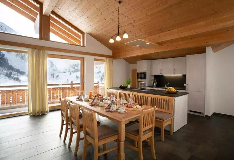 １ベッドルームアパートメント, Alpinlodges Kühtai