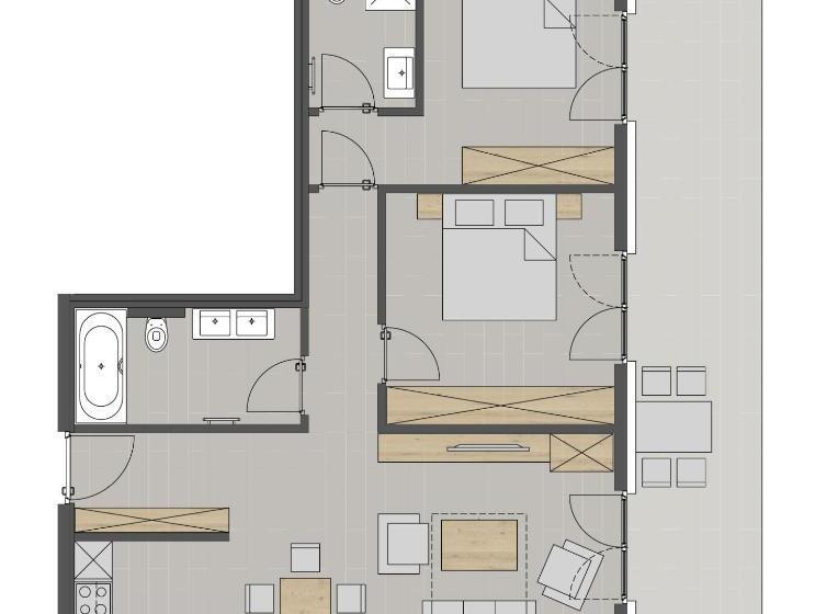 דירת חדר, Alpinlodges Kühtai