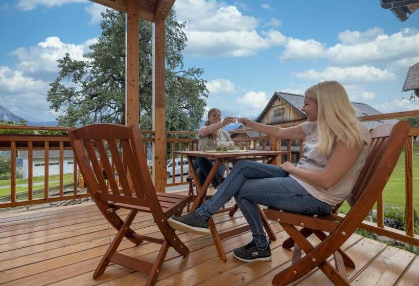 דירת 2 חדרים עם טרסה, Historischer Bauernhof Schabus