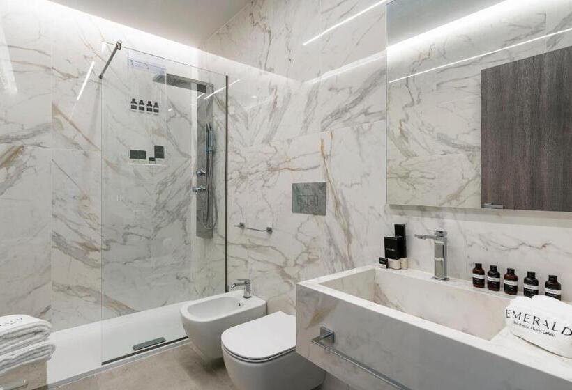 豪华海景房带阳台, Emerald Hotel Residence Cefalù