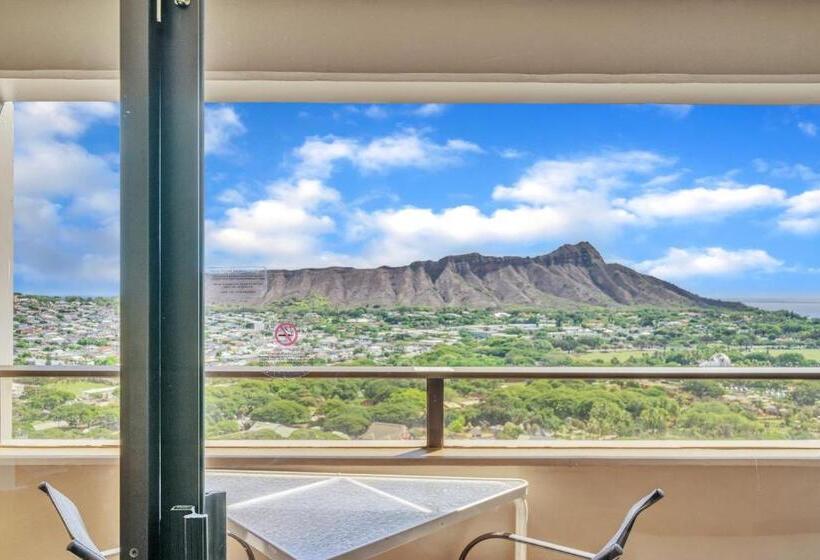 آپارتمان 2 خوابه, Spectacular Ocean & Diamond Head View 2 Bedroom Condo With Free Parking!