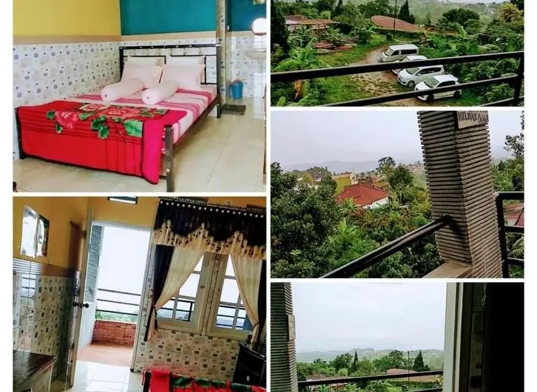 Quarto Estandar com Sacada, Villa Raung Indah Tretes