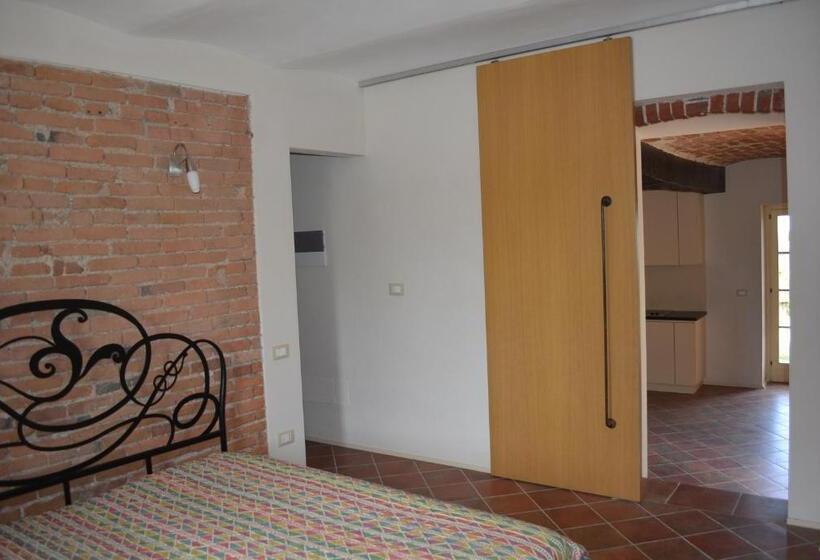 Апартаменты 1 Спальня Нижний Этаж, Cascina Valtignosa Camere Con Vigna