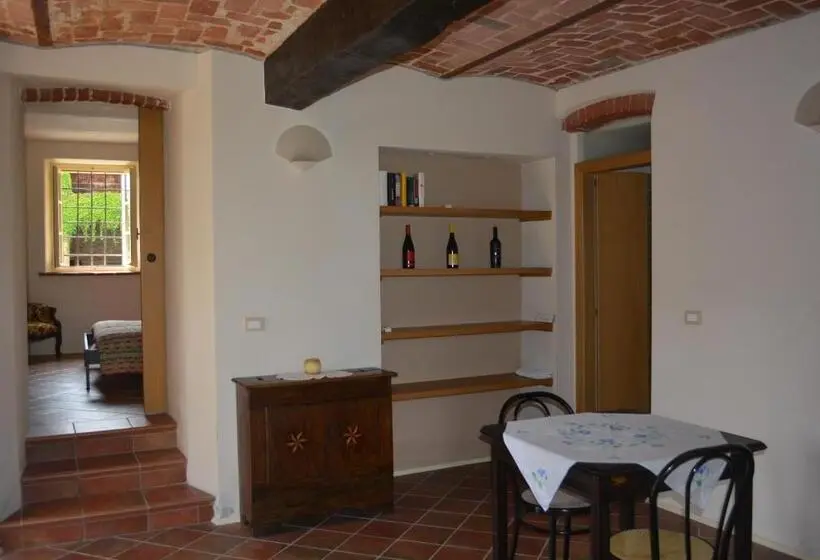 Huoneisto 1 Makuuhuone Pohjakerros, Cascina Valtignosa Camere Con Vigna