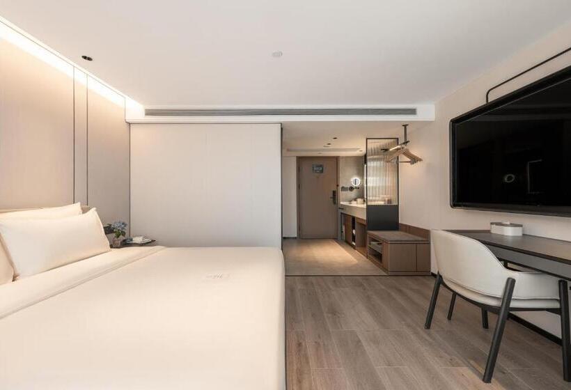 带城市景观的标准间, Atour Hotel Xiamen Gaoqi Airport Chenggong Avenue