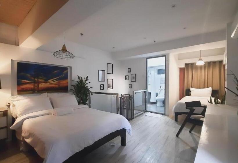 침실 1개 풀장 전망 아파트, L1 Twin Bed Staycation In Bonifacio Global City 5